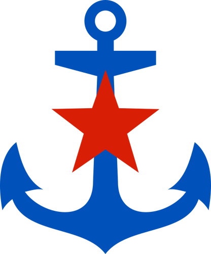 Russian Fleet Symbol - Anker Clipart (416x500)