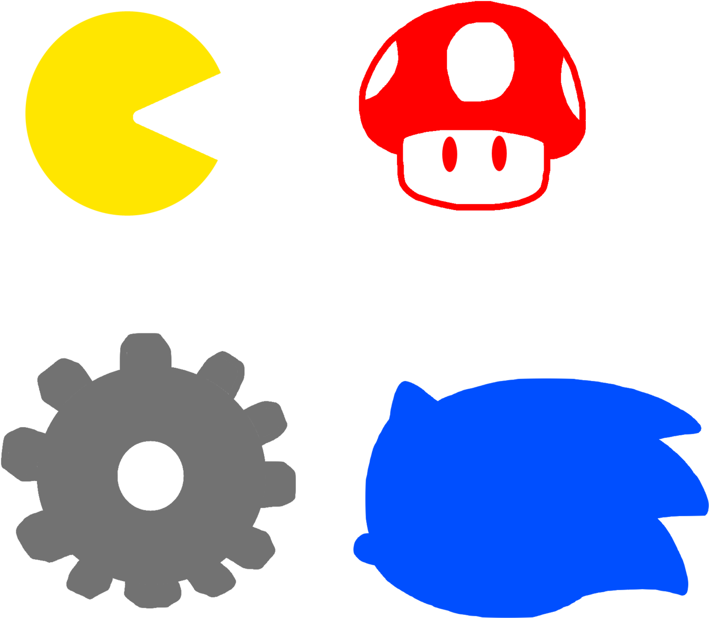 View Symbol - Famous Nintendo Game Symbols (1600x1432)