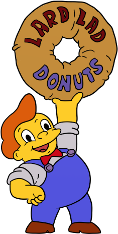 Lard Lad Donuts By Mrgrieves21 - Lard Lad Donuts Simpsons (267x495)