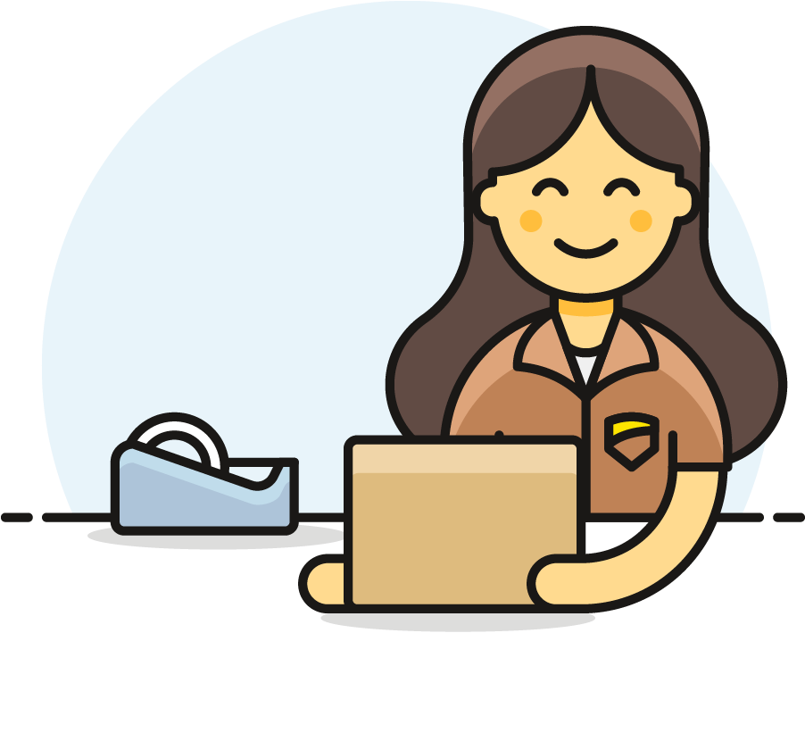 37 Mailman Female Asian - Logistics (1025x1148)
