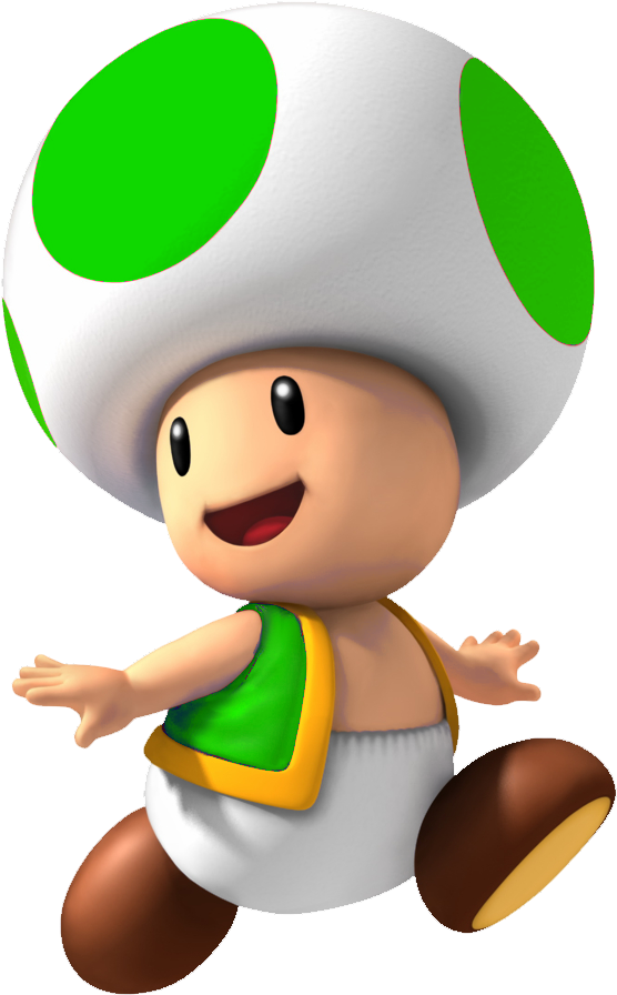 Toad - Mushroom Super Mario Kart (665x1001)