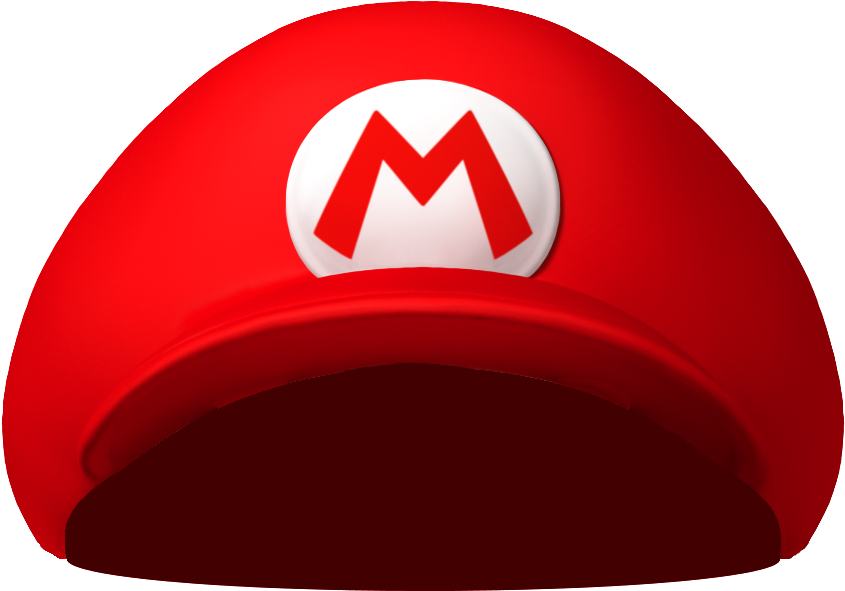 Mario - Mario Kart Hat Transparent (875x649)