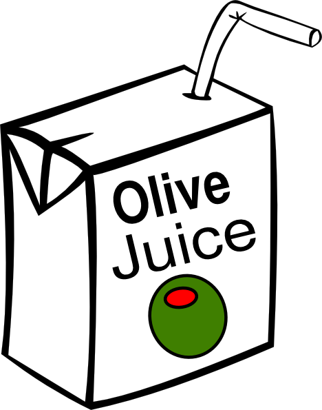 Juice Box Clipart Black And White (468x595)