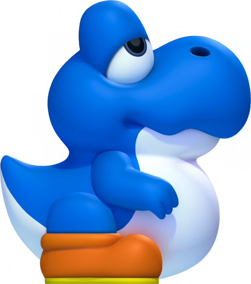 Super Mario Bros - Mario Bros Baby Yoshi (519x586)