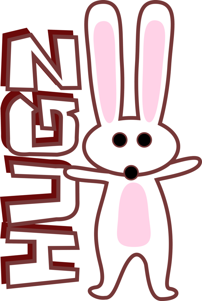 Hugz Rabbit Cartoon Hugz Rabbit Cartoon A Mohn Thing - Hugz Rabbit Cartoon Hugz Rabbit Cartoon A Mohn Thing (703x1048)