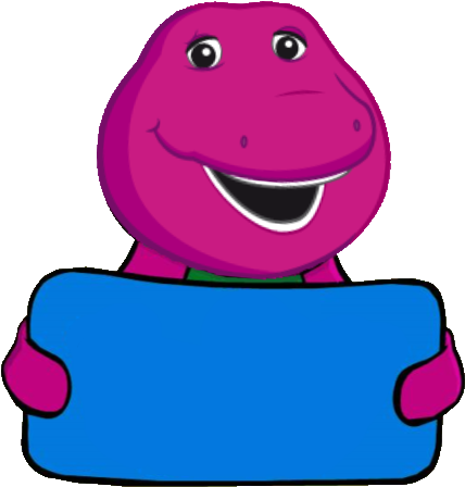 Barney Logo 2018 Blank - Barney: Let's Play Together (457x480)