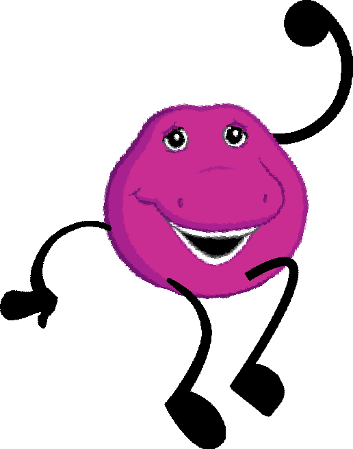 Barney Head - Bfdi Barney (516x656)