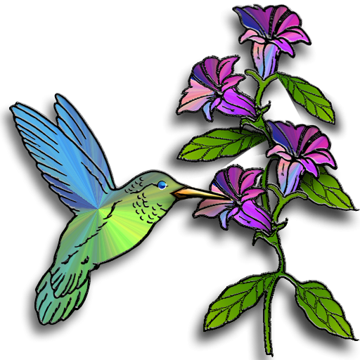 Hummingbird Flowers Clip Art Free Clip Art Icons Of - Hummingbird Flowers Clip Art Free Clip Art Icons Of (512x512)