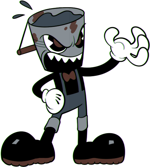 Bucket Barney By Sorrysap - Cupsonas (574x625)