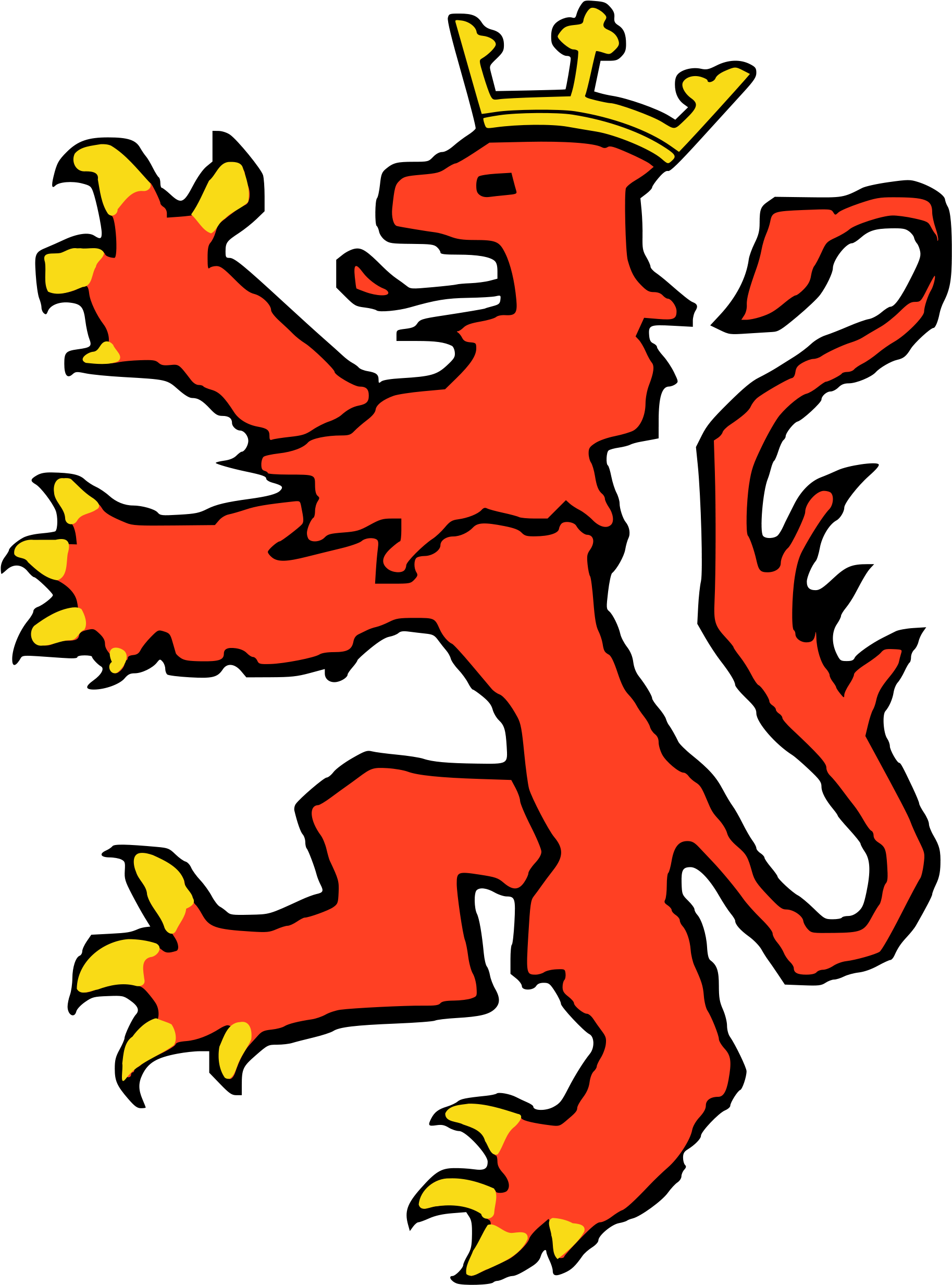 Open - Lion Heraldique (2000x2478)