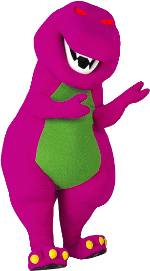 Evil Barney By Babytherron - Barney The Dinosaur (359x594)