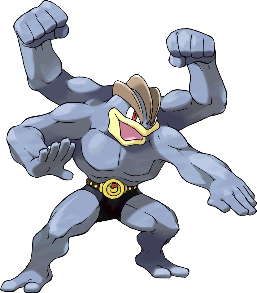 What Would You Do If You Had An Extra Pair Of Arms - Pokemon Machamp Evolution (830x945)