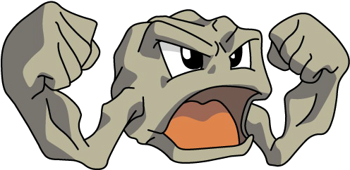 Geodude Clipart - - Geodude Pokemon (500x500)