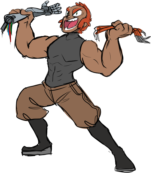 Magnus Burnsides By Draikinator - Taz Magnus (600x600)