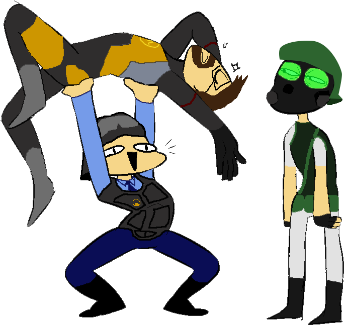 Draw The Squad Half Life Half Life 2 Half Life Opposing - Half Life 2 Adrian Shephard (754x682)