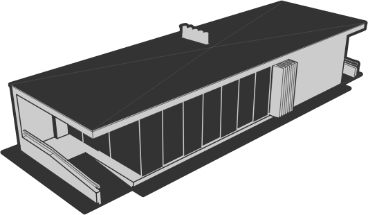 Medium Image - Flat Roof House Clipart (585x340)