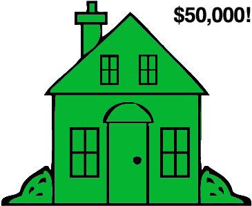 Roof Clipart Habitat For Humanity - House (451x334)