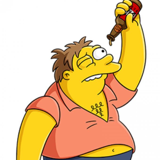 Fxx - Barney From The Simpsons (680x680)