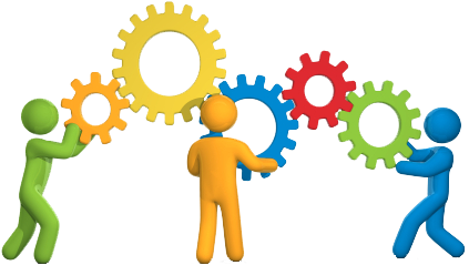 Related Teamwork Clipart Transparent - Shared Services (459x312)