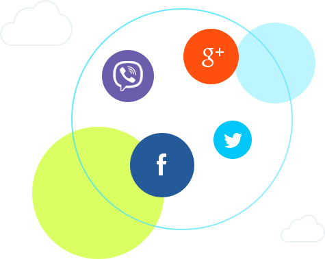 Free Collaboration And Social - Circle (475x378)