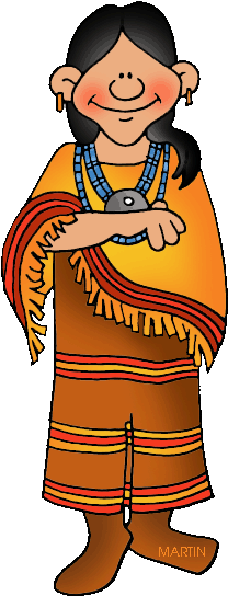 Southwest Apache Woman - First Nation Cartoon People (245x577)