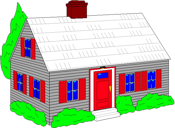 Window House Roof Clip Art - Window House Roof Clip Art (617x458)
