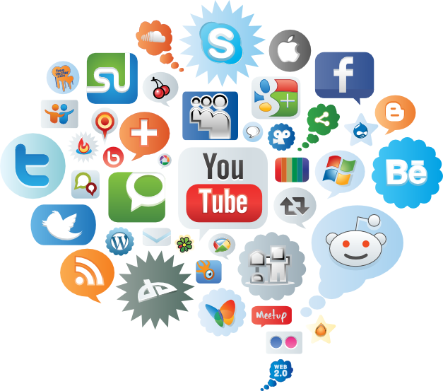 Social Bookmarking Png Transparent Images - Social Bookmarking (627x553)