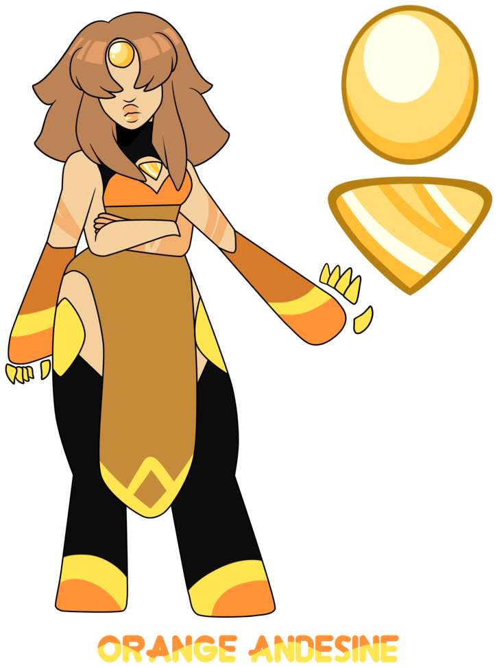 [fusion] Orange Andesine By Kiraasael - Andesine (788x1013)
