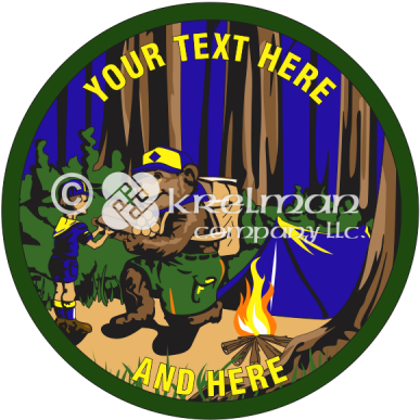 K806 Collecting Firewood - Lily Pad Coloring Page (400x400)