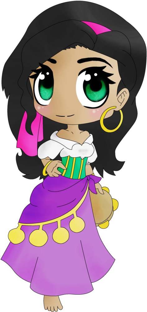 Hunchback Of Notre Dame By Xxcute-kittyxx - Esmeralda The Notre Dame (689x1158)