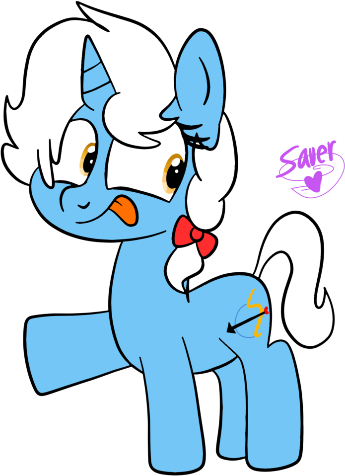 Saveraedae, Bow, Cute, Hair Bow, Oc, Oc - Cartoon (1024x1024)