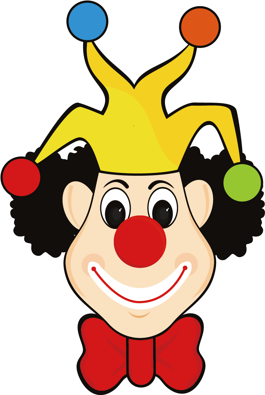 Clown April Fools Day Circus Illustration - Clown April Fools Day Circus Illustration (1500x1500)