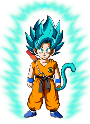 Kid Son Goku Ssj God Ssj By Ltxalex-d93544e - Kid Goku Ssjb (346x479)