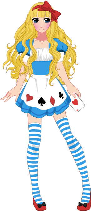 Seeu Alice In Wonderland Style Base Art By Rayne-ray - Doll (400x700)