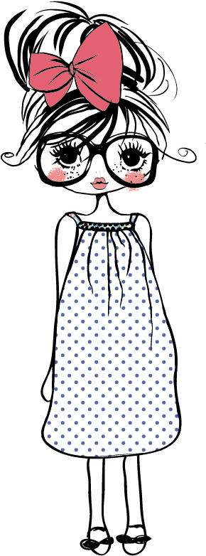 Girl Cartoon Drawing Clip Art - Cute Girl Cartoon Png (600x850)