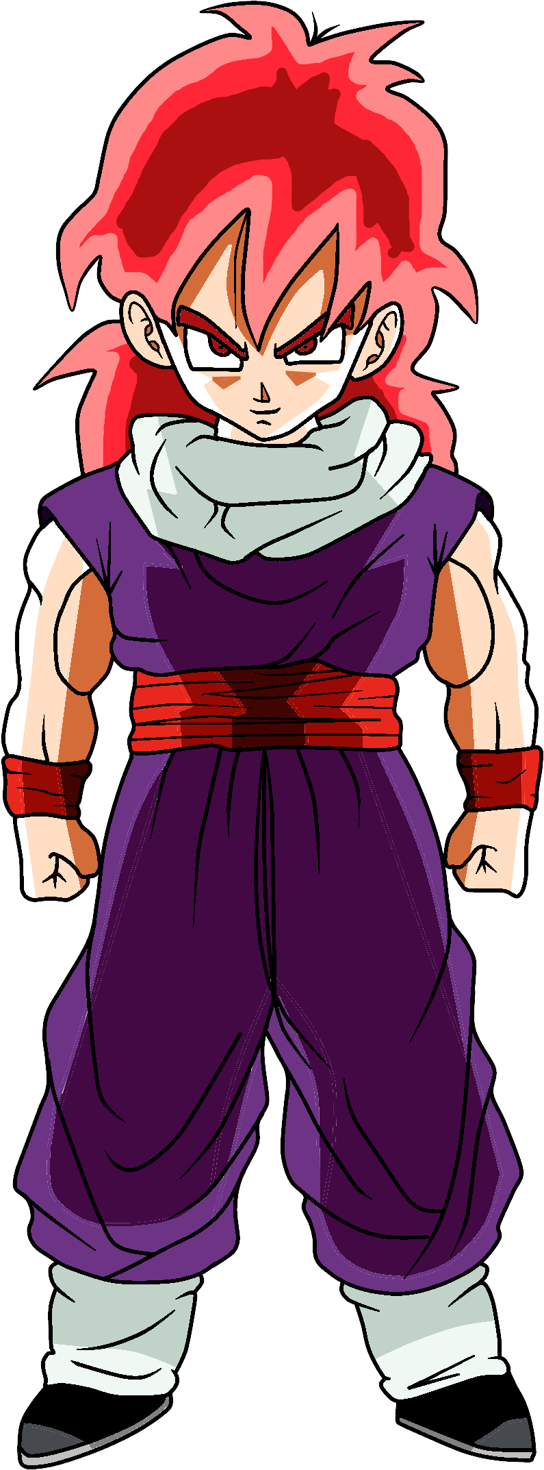 Super Saiyan God Gohan By Riolulucariofan9000 Super - Dragon Ball Z Gohan Long Hair (877x2200)