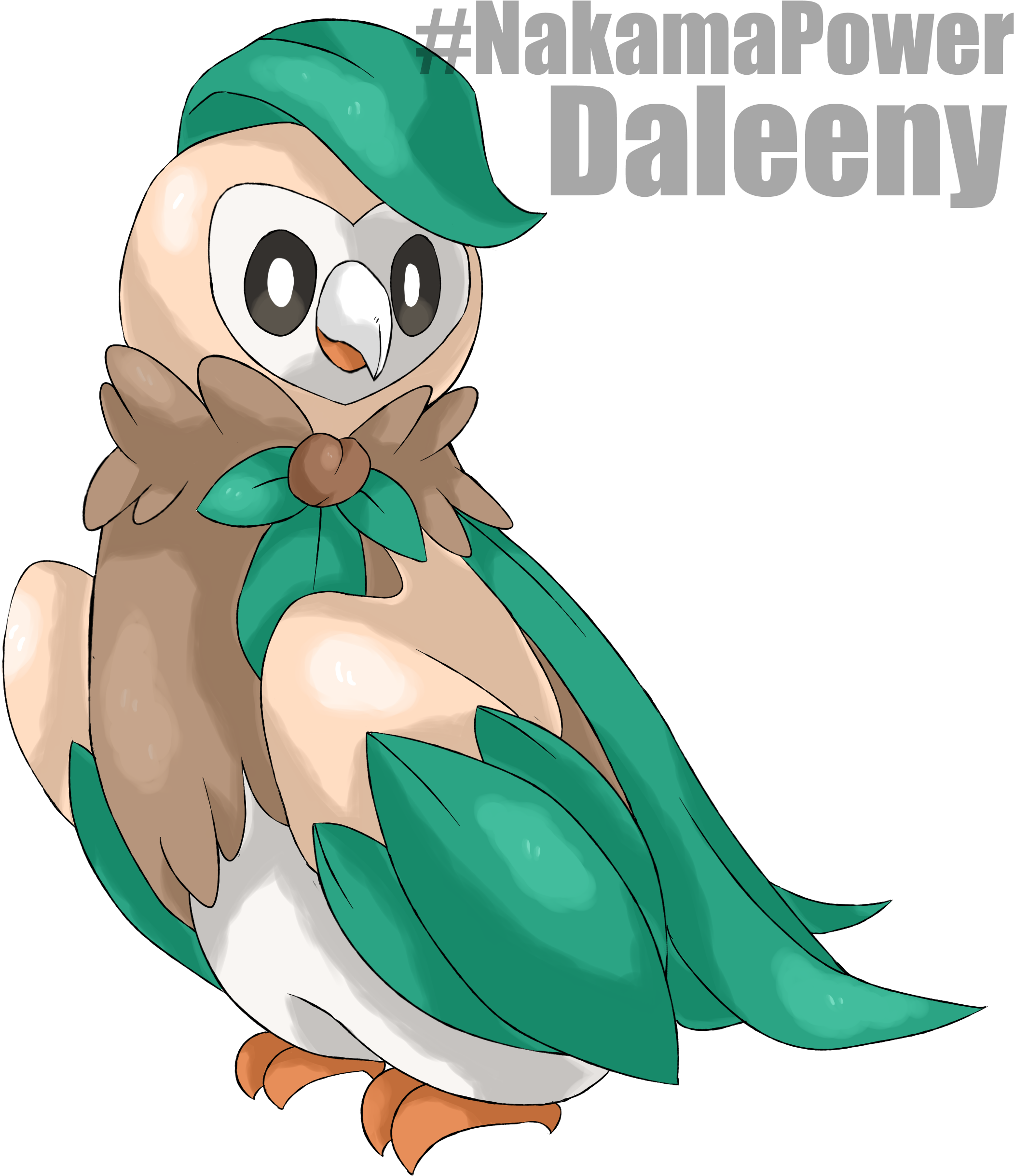 By Daleeny Rowlet Possible Evolution By Daleeny - Cartoon (2156x2520)