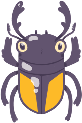 Golden Stag Beetle - Beetle (480x480)