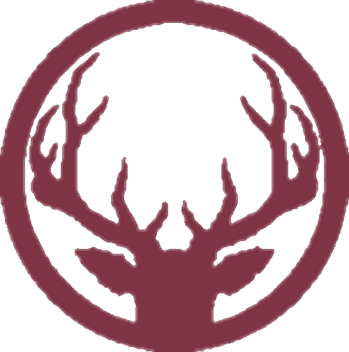 Stag Clan Mon - Deer Head Silhouette Antlers (500x505)