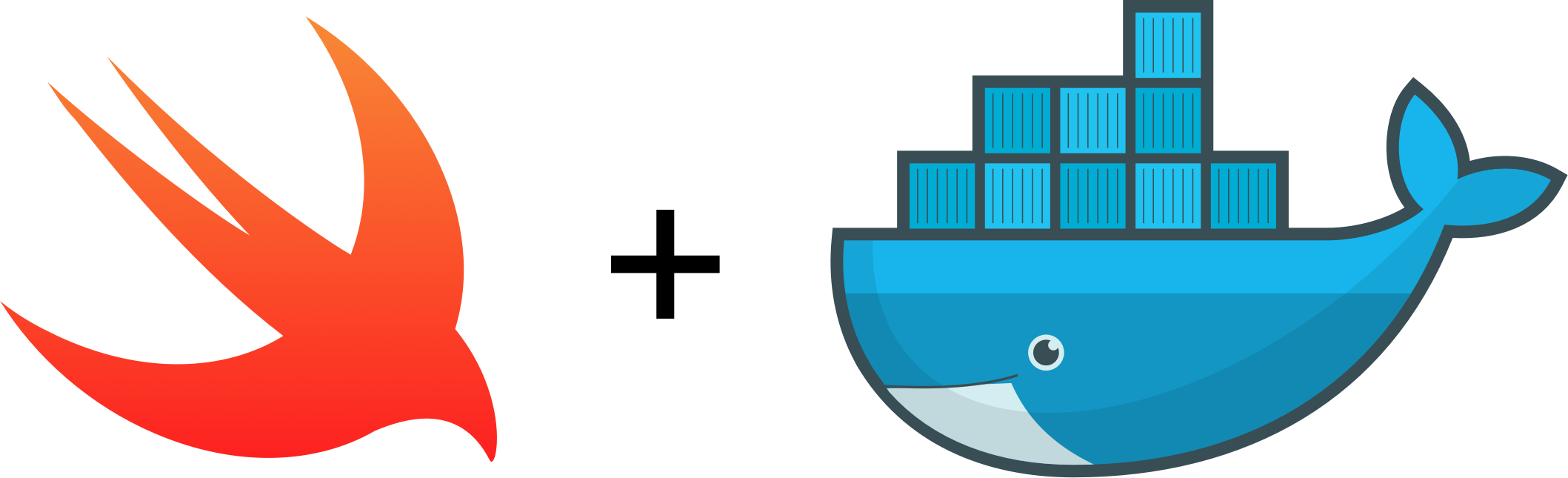 Swift Docker - Docker Logo (2117x645)
