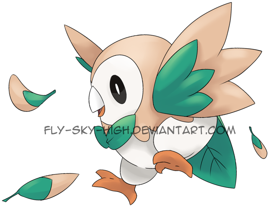 Rowlet Pokemon Pictures To Pin On Pinterest - Pokemon Rowlet Flying (1024x788)