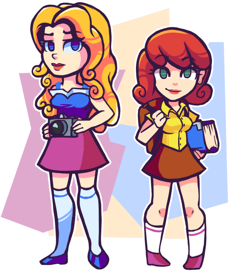 Haley And Penny By Undead-niklos - Penny Stardew Valley Fanart (816x979)