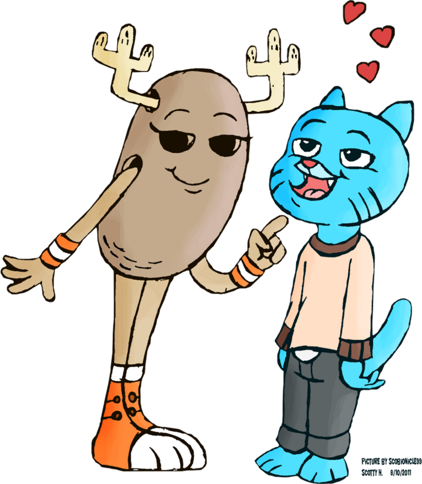 Penny And Gumball By Sb99stuff - Amazing World Of Gumball Gumball X Penny (835x957)