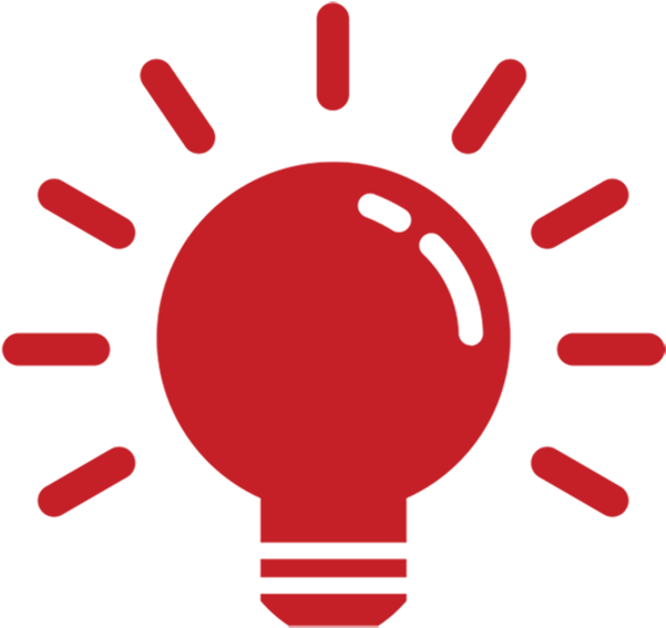 Light Bulb Red Web Glossy Icon Stock Illustrations - Light Bulb Icon Png Red (600x600)