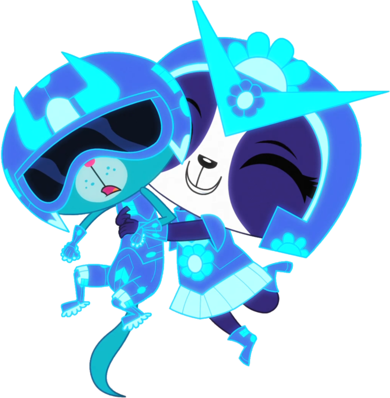 Lps Sunil And Penny Hugging Vector By Varg45 - Littlest Pet Shop (973x821)