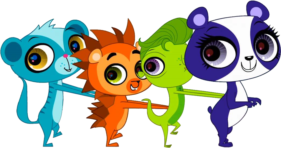 Penny,vinnie,russell And Sunil Samba Vector By Emilynevla - Sunil And Penny Ling (1024x583)