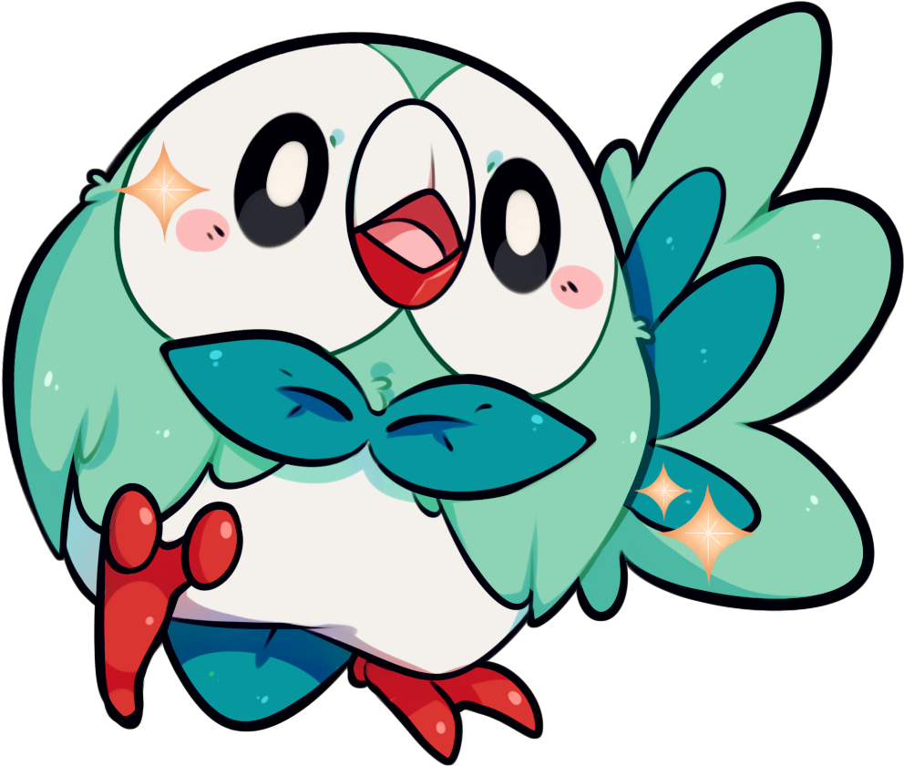 Avoir Des Pokémon Shineys - Pokemon Shiny Rowlet (1000x1000)