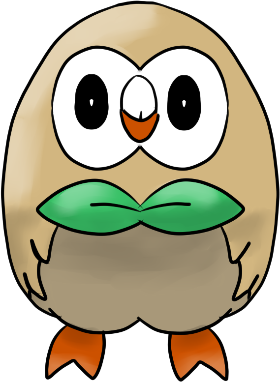 New 7th Gen Pokemon - Cartoon (667x830)