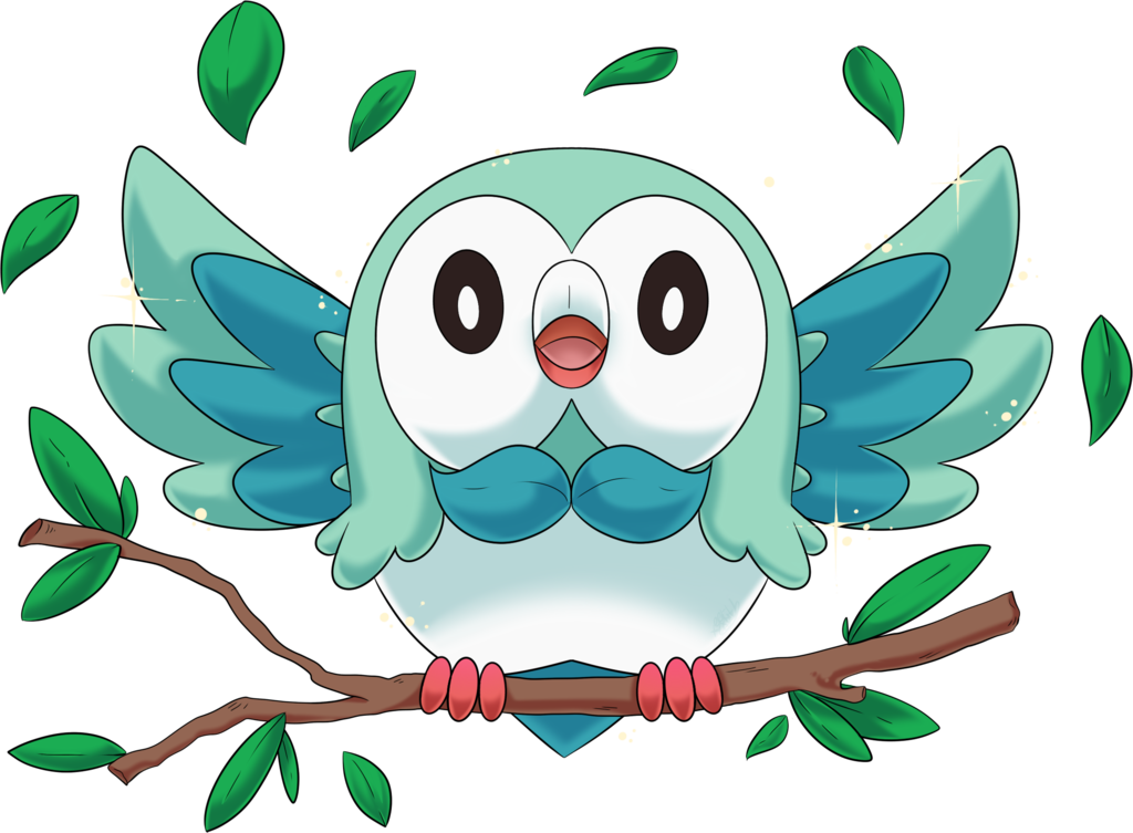 Pkmn Shiny Luck Shiny Rowlet By Xgglitch Dbikmhp - Shiny Rowlet Cute (1024x753)