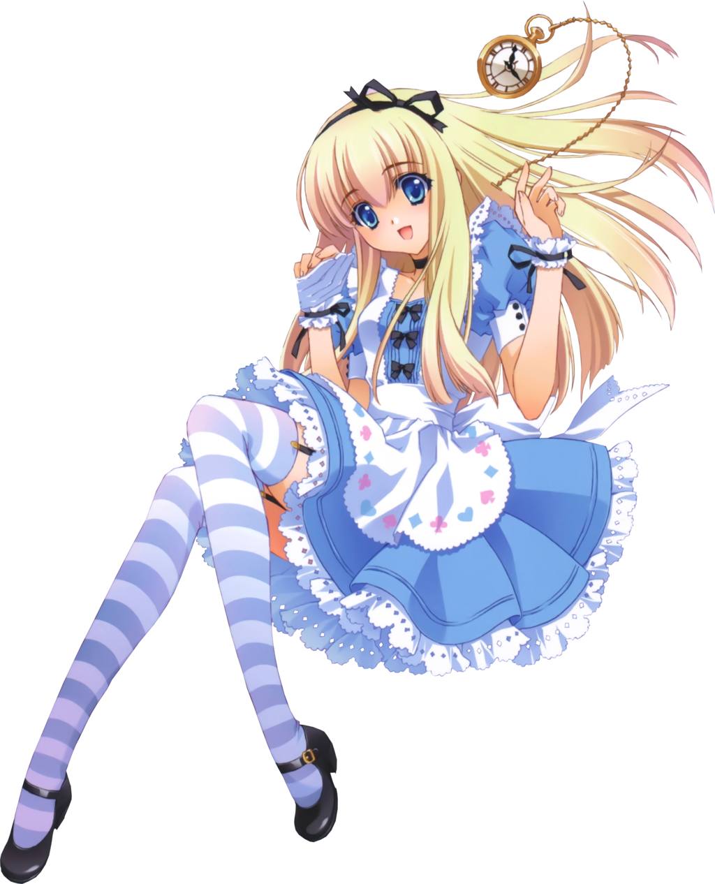 Render By Cartoonmodel2 On Deviantart - Alice's Adventures Alice In Wonderland Anime (1024x1266)